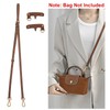 Leather Shoulder Strap for Mini Bag - Terracotta - Nude