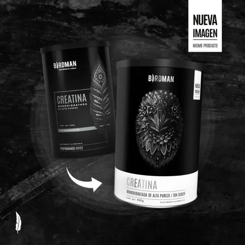 Suplemento Fitness Birdman Creatina Monohidratada 450 Gr