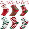 TaimeiMao Christmas Socks 6 Pairs, Christmas Socks Women, Fluffy, Cuddly