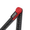Digital Display Angle Ruler 2 in 1 Plastic Lightweight Convenient