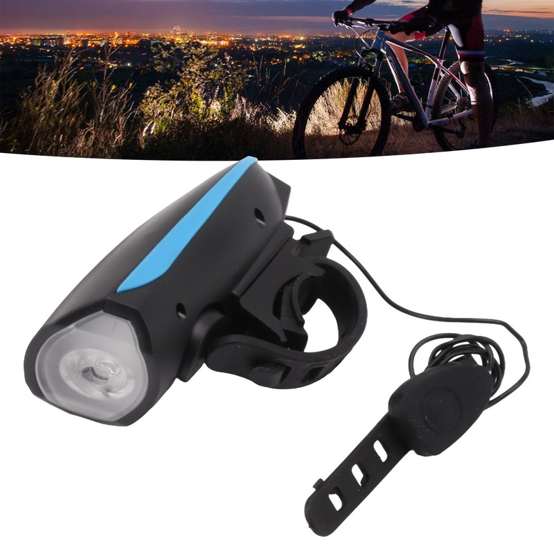 Bike Light with Horn 3 Lighting Modes USB Charging Waterproof