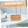 ULTECHNOVO Multi Grid Woven Storage Basket Organizer for Bathroom Home