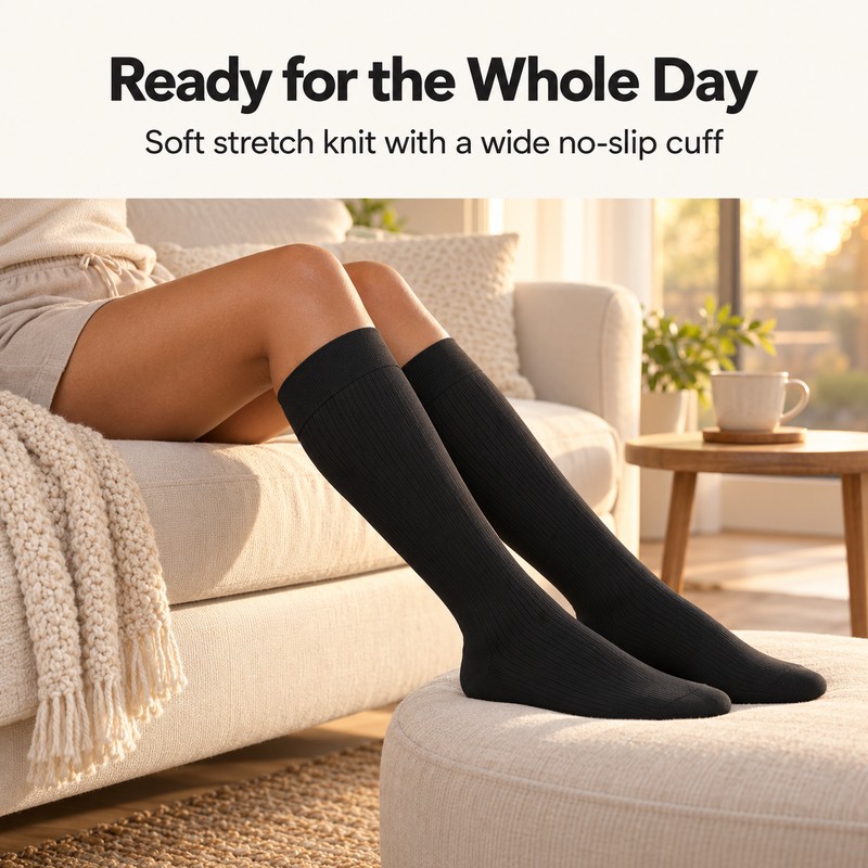 Knee High Compression Socks for Men & Women – 20-30