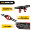 Nilight Safety Chain Connector Link, 1/2In Tow Hitch Hammerlock Coupling
