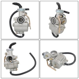 SEBLAFF Motorcycle Carburetor with Throttle Grip Cable Replacement for XR80R 1985-2004 XR75 1973-1978