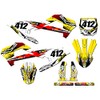 21-25 SR/FWE CX 50 Mayhem Yellow Senge Graphics Complete Kit