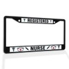 Metal Insert License Plate Frame Registered Nurse Rn C Weatherproof