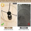 Fivemengo 20in Paper Lanterns Plug in Hanging Lamp Off-White 19.7FT