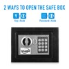 TENAMIC Safe Box 0.23 Cubic Feet Electronic Digital Security Box,
