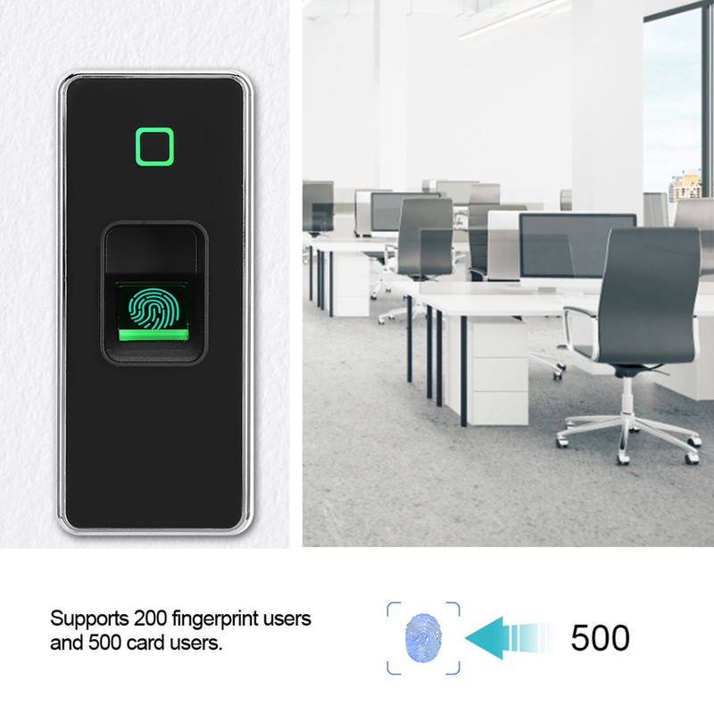 Metal Access Controller 125KHZ RFID Card Reader Waterproof Fingerprint Door