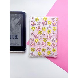 Groovy Flowers E Reader Case - E-reader Accessories for Groovy Style and Design Device - kindles and kobo - Kindle Size: Kobo Libra 2/ Kobo Libra Colour 7"