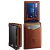KEMISANT KEMISANT Men Wallet Slim Leather Wallet Money Clip 15