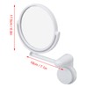 Wall Mount Makeup Mirror 360 Degree Rotation Clear Undistorted Single