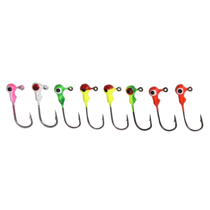 50PCS 2cm/1g Durable Metal Fishing Hooks with Sharp Barb Hook