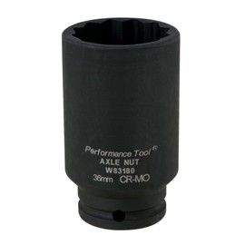 Performance Tool W83180 36mm 12 Point Axle Nut Socket