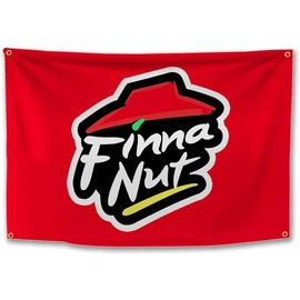 Finna Nut Banner Flag Pizza 40x60in Premium Quality with  Vibrant Colors For College Dorm Room Man Cave - Size: 50x60