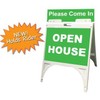 Poly Quick Sign outdoor free standing Sidewalk Sign Stand -
