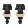 2 Pieces Car Windscreen Washer Wiper Nozzle Universal Front Windscreen