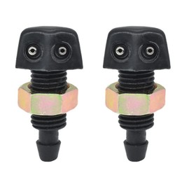 2 Pieces Car Windscreen Washer Wiper Nozzle Universal Front Windscreen Washer Jets Nozzle for Car