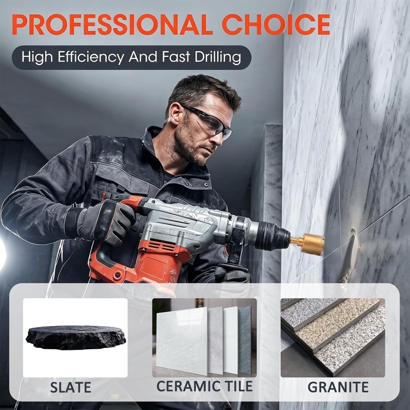 Xanadued 12 Pack Diamond Hole Saw Kit, Diamond Hole Saw,