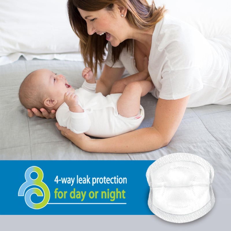Dr. Brown's Disposable One-Use Absorbent Breast Pads for Breastfeeding and
