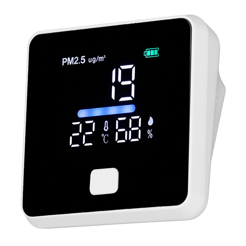 3 in 1 Air Quality Monitor Timely Accurate Measurement Temperature