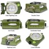 Hiking Compass, Military Compass Tactical Survival Navigation Compass Multifunctional Waterproof