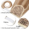MY-LADY Ponytail Extension Human Hair 20 Inch Ash Blonde &