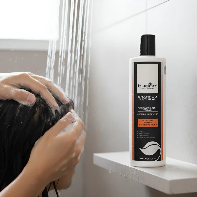 Shampoo Base Alquitrán 500 Ml Regenerador Capilar, Anti Caída, Caspa,
