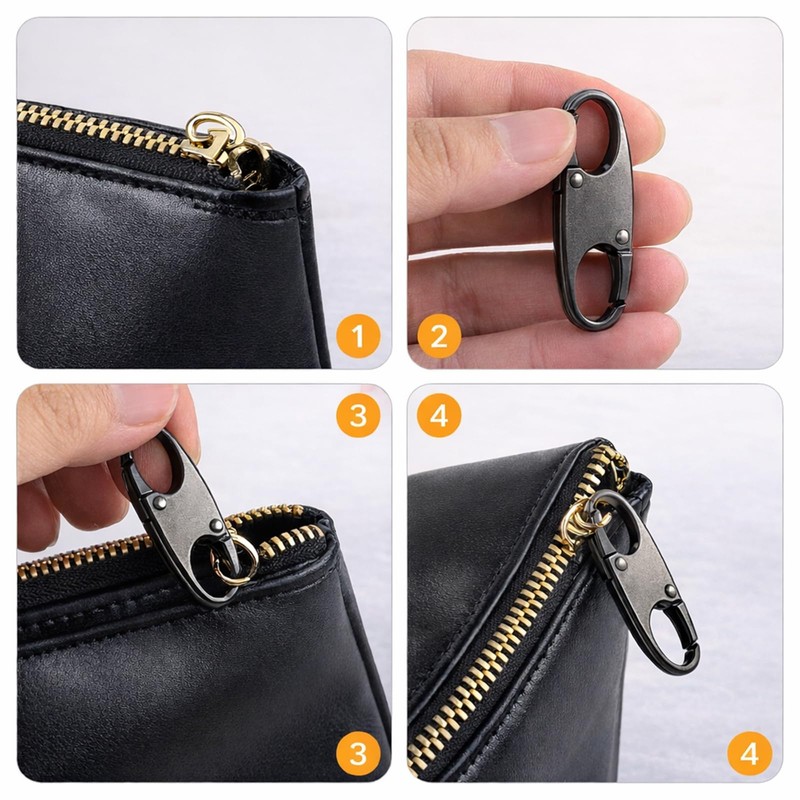 PPDVUUT Zipper Locks for Backpacks, Suitcases, Travel Bags & More,
