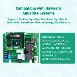2025 GLX-PCB-RITE Control Board & GLX-PCB-DSP Display Board Set – Compatible with Hayward/Goldline Aqua Rite Saltwater Systems – Complete Pool Chlorinator Replacement Kit