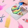 8 Pcs Small Squeeze Bottles 50ml Tip Applicator Bottle Plastic