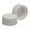 Wheaton 239203 White Polypropylene Screw Cap with Poly-Vinyl Liner, 18-400
