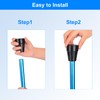 supregear Crutch Tips, 4-Pack Heavy Duty Rubber Cane Tips Non-Slip
