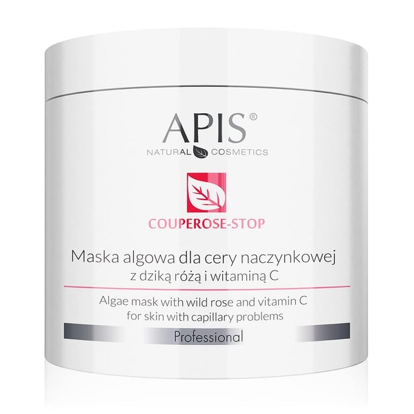 Apis Professional Couperose Stop Wild Rose and Vitamin C Algae Mask for Capillary Skin 200 g
