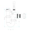 Telescopic Adjustable P Trap with Swivel Nozzle - 40mm (1.1/2")
