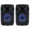 Technical Pro (2) BOOMPACK8 8" Powered Wireless Rechargeable Bluetooth Speakers