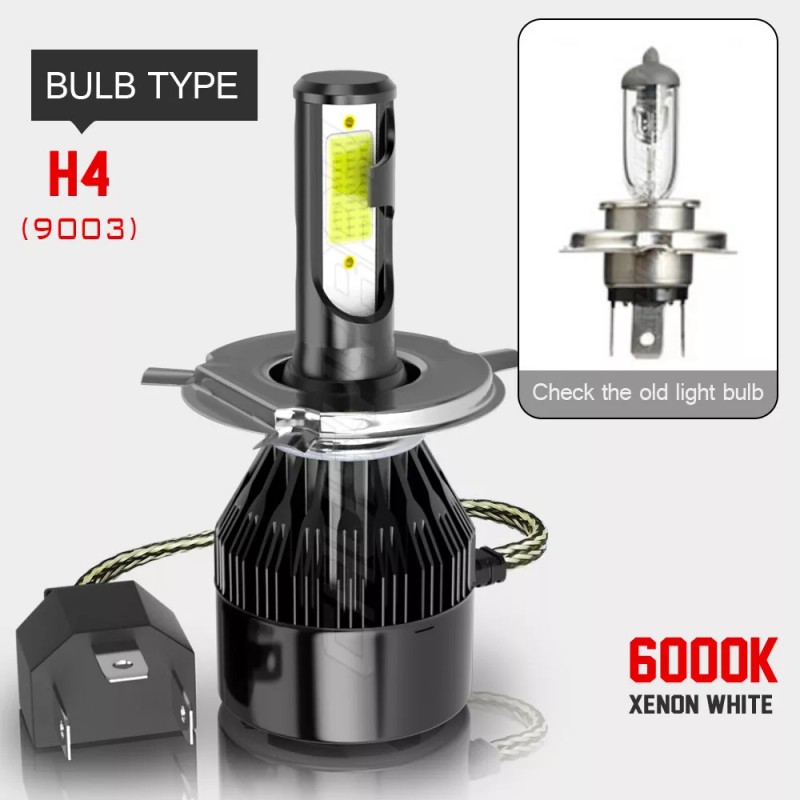 CHUSYYRAY For Honda Ridgeline 2006-2014 6000K H4 9003 LED Headlights