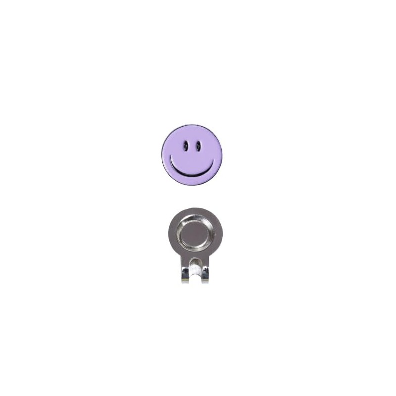 Magnetic Golf Ball Marker with Hat Clip Happy Smiley Face