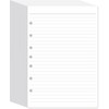 7-Hole Lined Filler Paper Pack of 300 Sheets for Mini