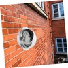 Tofficu Stainless Steel Exhaust Hood Vent Cover Round Soffit Vent