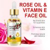 "plomala "Aceite facial con vitamina E, aceite de rosa con
