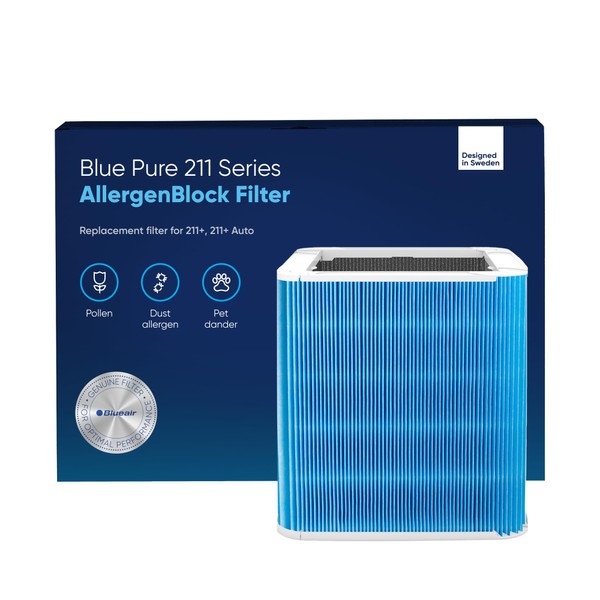 BLUEAIR Blue Pure 211+ Series AllergenBlock Filter, Genuine Replacement for