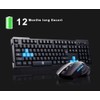 Keyboard Mouse Combos,Soke-Six Waterproof Multimedia 2.4GHz Wireless Gaming Keyboard with
