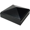 3" x 3" Aluminium Pyramid Post Cap for Metal Posts