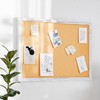Flash Furniture Rustic Wall Mount Cork Board, for Home, Office,