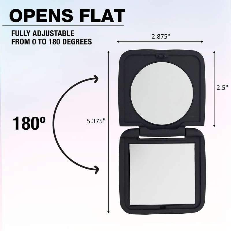 Conair Pocket Mirror for Women or Men, Small Compact Mirror
