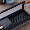 Strix Design NH-08 Pentagonal Resin Chopsticks Black 8.3 inches (21