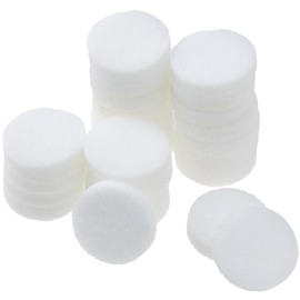 SUPERFINDINGS 100 Stück 2.5cm Große Pads Für Ätherische Öle Aroma Pads Für Luftbefeuchter Aromatherapie Medaillon Pad Aromaöl Nachfüllpad Für Diffusor Ersatz Für Geruchsneutrale Ätherische Öle