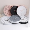 LONBUYS Wall Clock Silent No Ticking Accurate Quartz Sweep Movement
